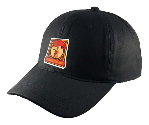 Gorra Clasica Algodón Negra Cccp Sovietica Rusia R197