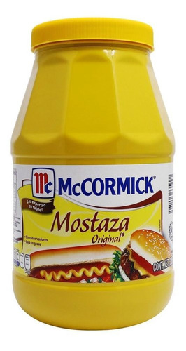 Mostaza Mccormick Baja En Grasa 3850 Gr Caja Con 4 Piezas