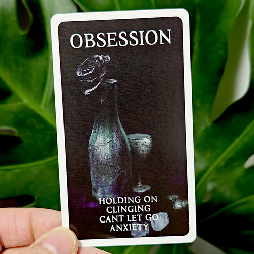Mazo Con Forma De Oráculo Con Forma De Rosa Negra Mística, 1