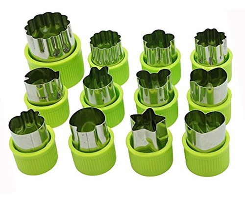 Cofeby Set De Cortadores De Vegetales Set 12pc Para Niños M