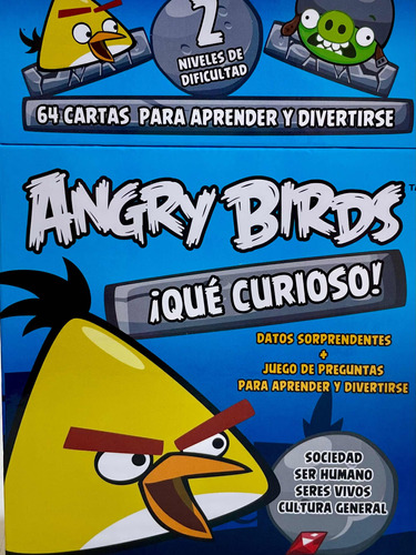 Juego De Cartas Angry Birds ¡qué Curioso!