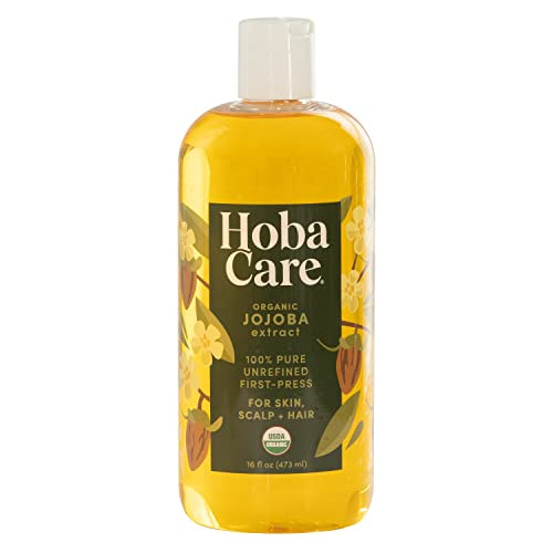 Hobacare Aceite Orgánica Jojoba - 100% Puro, Sin J4jjd