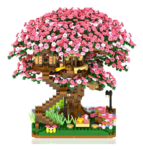 Juego De Construcción De Árbol Bonsái De Flor De Cerezo