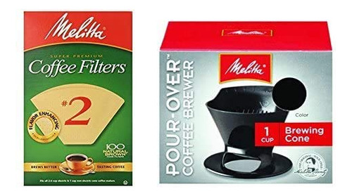 Bundle  Melitta Ready Set Joe - Cafetera De Taza Individual