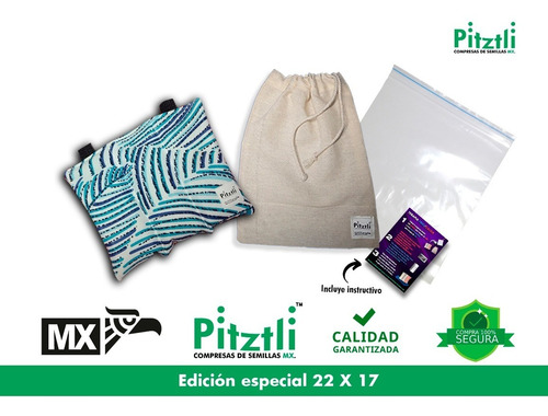 Compresa Aromática Terapéutica De Semillas + Costalito/bolsa