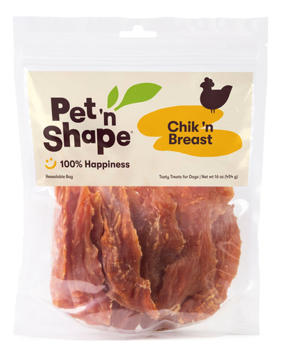 Pet 'n Shape Chik 'n Breast Jerky Dog Treats - 1 Libra