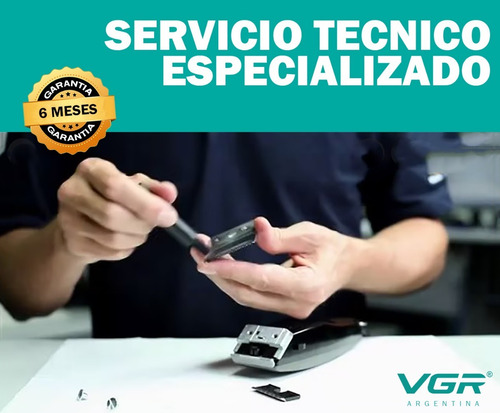 Imagen 9 de 10 de Maquina Corta Pelo Vgr V102 Profesional Grooming Kit 5 En 1