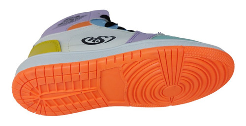 Imagen 1 de 7 de Tenis Para Niña Bota Multicolor M.s.hoes Original Cómodos