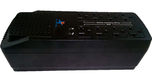 Imagen 2 de 2 de Estabilizador Star Tec 2000va 8 Tomas