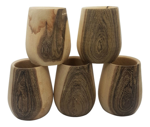 Mate De Madera Guayubira Misionera Para Pintar Boca Grande