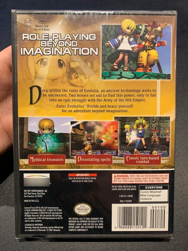 Evolution Worlds Nintendo Gamecube Nuevo (Usado)