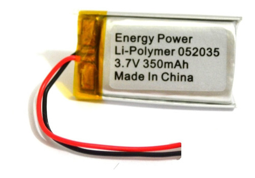 Bateria De Li-po 3,7v 350mah Lithium-polimero 5x20x36mm Lipo