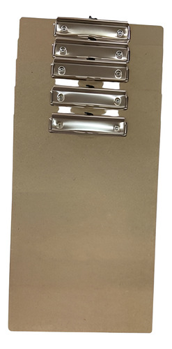 Tabla De Madera Con Clip Lux Carta Porta Documentos 5 Pzs