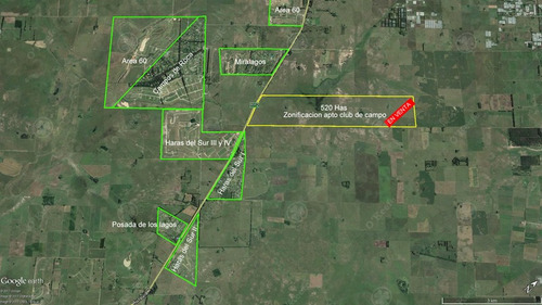 Imagen 14 de 18 de 520 Has - Campo En Venta En La Plata Zonificación Club De Campo
