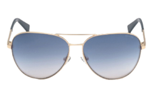 Lentes De Sol Dorado Azul Guess Gu0001332w63