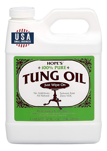 El Aceite De La Esperanza 100% Puro Tung, Final De Madera Re