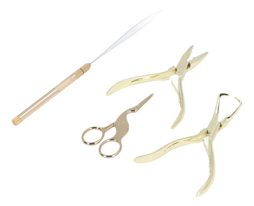 Kit De Herramientas Para Extensiones De Cabello, 4 Pzas.