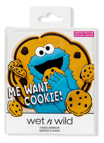 Wet N Wild Espejo De Mano Comegalletas, Galleta Con Chispas Marco Ocre