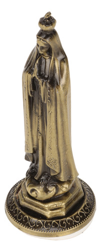 Estatua De La Santísima Virgen, Pequeña, Tallada A Mano, Fác