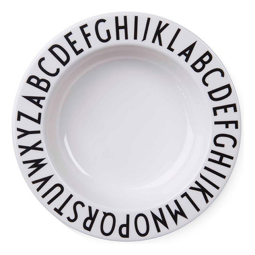 Design Letters Plato De Melamina Para Nios, Placa Abc Para B