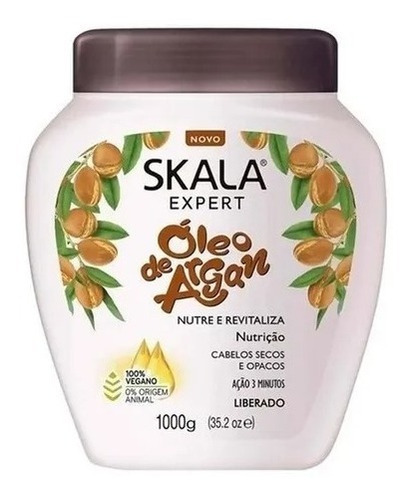 Skala Oleo Argan Mascara 1kg. 100% Vegana