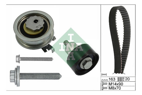 Kit De Distribucion Correa Dentada Ina Vw Golf 1.4 Tsi 2016