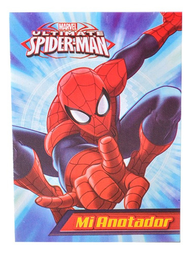 Cotillón Anotador Mini X10 - Avengers Y Spiderman