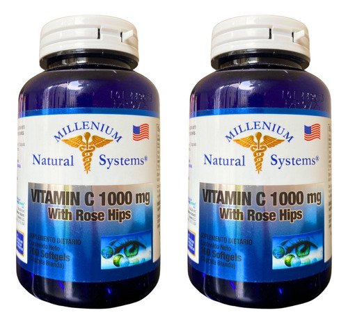 X2 Vitamina C 1000mg Americano Natu - Unidad a $495