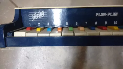 É da sua Época? Quem se lembra ou tinha o Brinquedo Piano Antigo Hering  Plim-Plim em meados anos 70 …