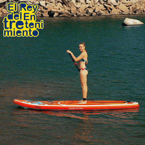 Imagen 7 de 7 de Tabla Inflable Stand Up Paddle 3.20m Surf Kayak +remo El Rey