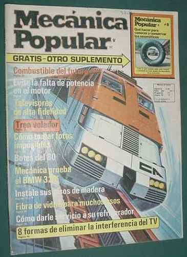 Revista Mecanica Popular Jul/80 Tren Fotos Botes Prueba Bmw