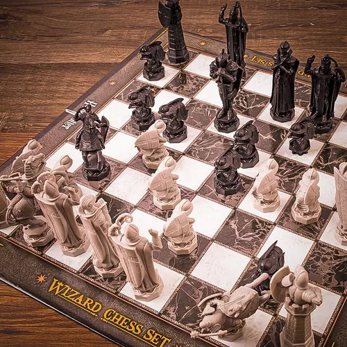 Xadrez Harry Potter Wizard Chess Set The Noble Collection - Jogo