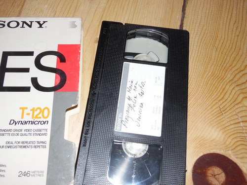 Película Formato Vhs Grabación Homenaje A María Félix (Usado)