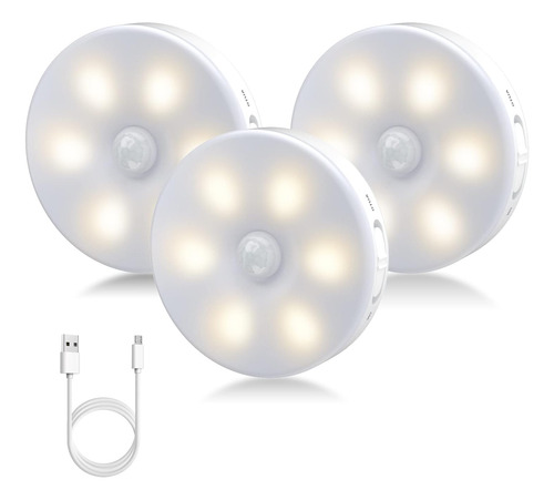 Luz Nocturna Con Sensor De Movimiento Para Interiores, Luz L