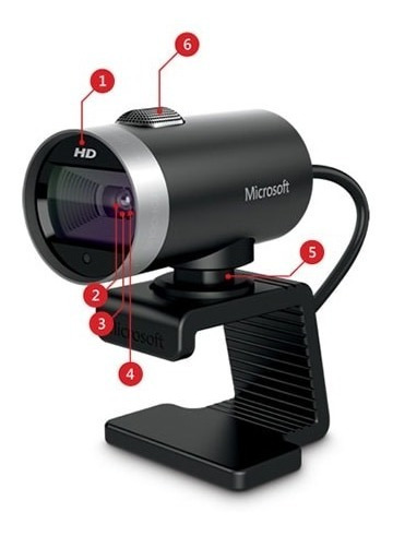 Webcam Camara Web Microsoft Lifecam Cinema Hd 720p