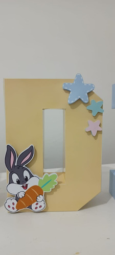 Letras 3d Personalizadas Looney Tunes Fiesta Decoracion