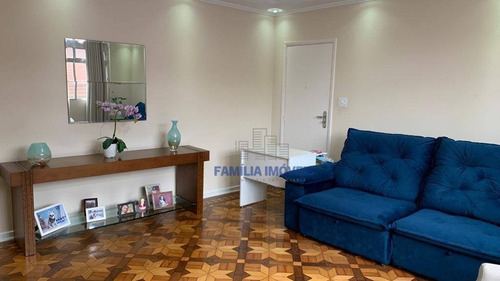 Imagem 2 de 30 de Apartamento Com 3 Dormitórios À Venda, 118 M² Por R$ 450.000,00 - Embaré - Santos/sp - Ap6442