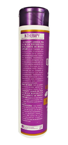 Leave-in Pós Química Repositor De Massa 300ml Defrizante