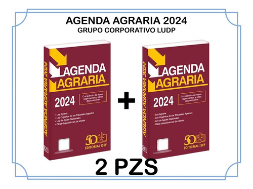 Agenda Agraria 2024 (2 Piezas)