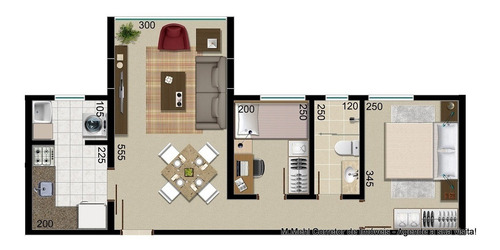 Imagem 27 de 30 de Apartamento Com 2 Dormitórios À Venda Com 91.71m² Por R$ 368.000,00 No Bairro Boa Vista - Curitiba / Pr - M2bv-ebhpn2
