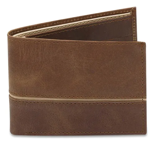 Billetera Aron Miel Para Hombre Croydon