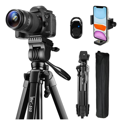 Kit Tripode De Camara / Celular Lusweimi + Control Remoto