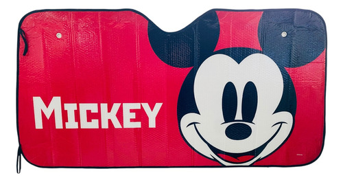 Parasol Universal Auto Diseño Mickey Mouse Protege Rayos Uv