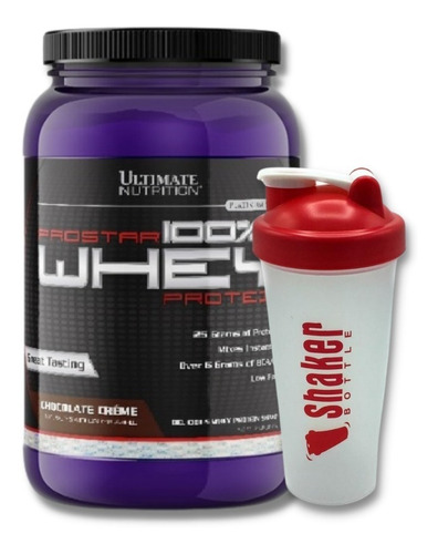 Proteína Whey Protein Prostar Ultimate 2lbs + Shaker