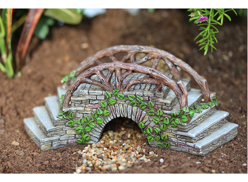 Miniatura Jardin Hada Enchanted Puente Escalera