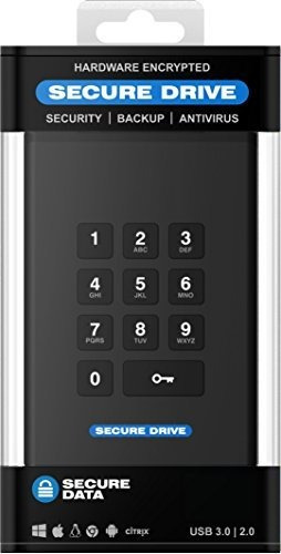 Imagen 5 de 5 de Disco Duro Externo - Securedata 4tb Securedrive Kp Fips 140-