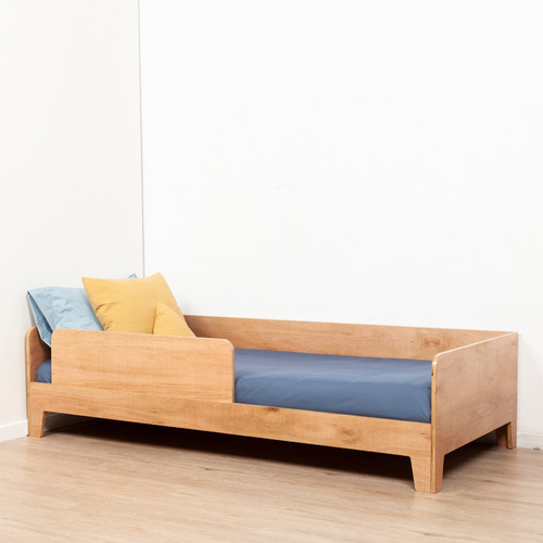 Cama Otto 1 Plaza Montessori Baranda Desmontable