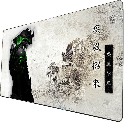 Mouse Pad Grande Samurai Diseño Artístico Medidas 40x90cm   