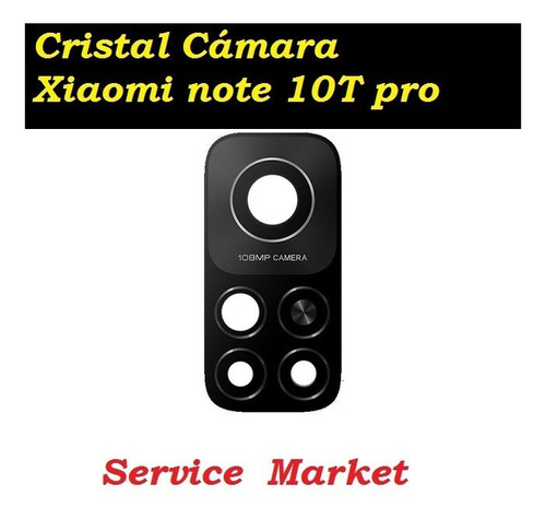 Imagen 1 de 2 de Vidrio Cristal Camara Xiaomi Mi 10t Pro  Service Market 