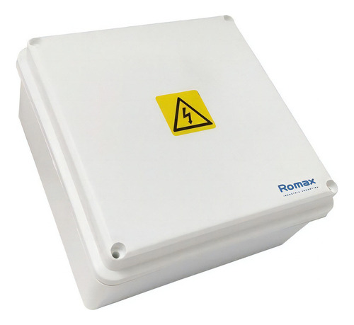 Caja Estanca Exterior Pase P/ Camara Balun Cctv 15x15x8 R Color Blanco